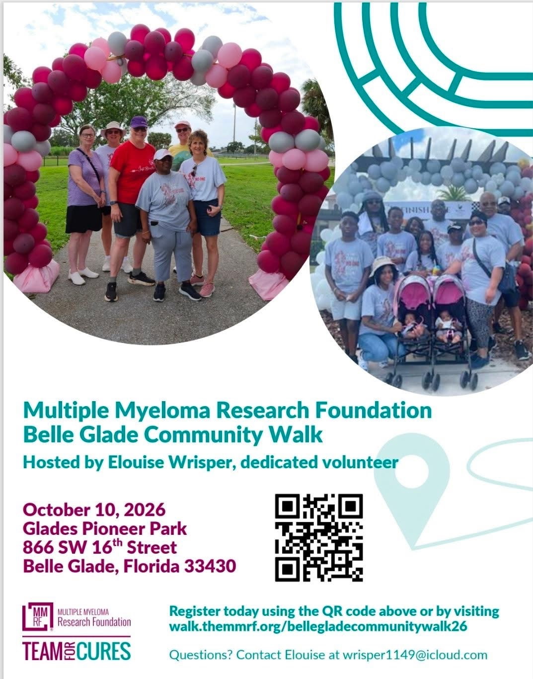(Elouise Wrisper)Multiple Myeloma Research Foundation Belle Glade Community Walk