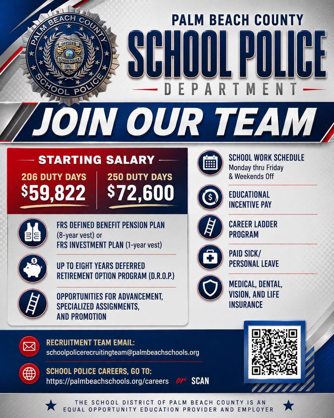 Palm Beach County School Police Department Is Now Hiring