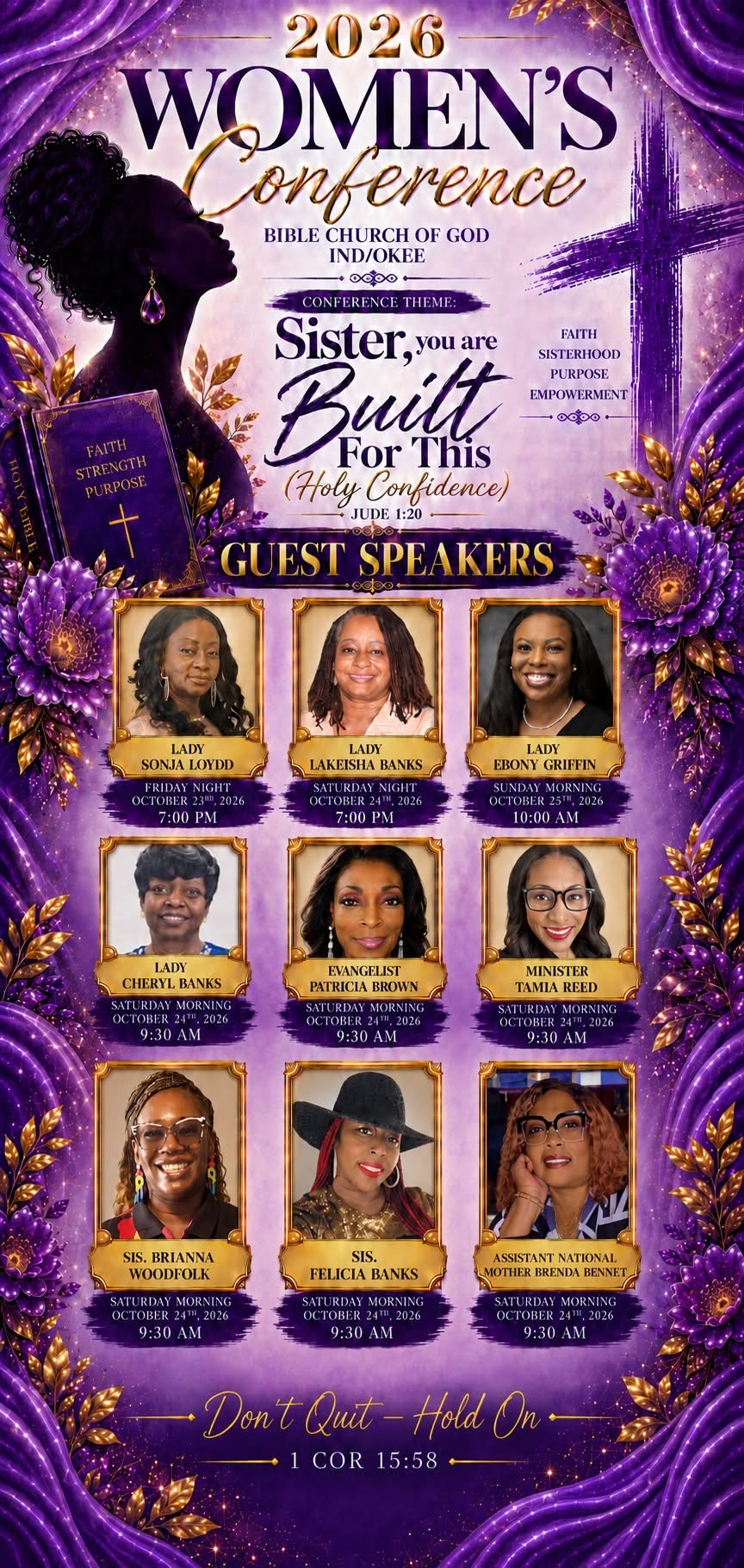 Bible Church of God Ind/Okee Hosts 2026 Women's Conference